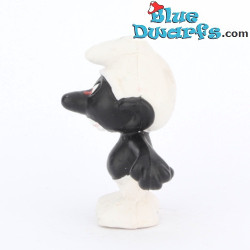 20007: Puffo nero - corpo nero e occhi rossi - Versione CNT - 5,5 cm