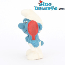 20017: Puffo Vanitoso con Specchio - specchio rosso - Versione CNT - 5,5 cm