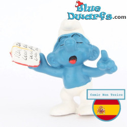 20059: Teacher Smurf - red book - CNT Version - 5,5 cm