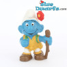 20041: Hiker Smurf - red flower and waliking stick - Versión CNT - 5,5 cm