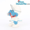 20037: Arzt Schlumpf - rotes Stethoskop und graues Licht - CNT Version - 5,5cm