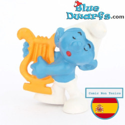 20070: Pitufo con arpa - Versión CNT - 5,5 cm