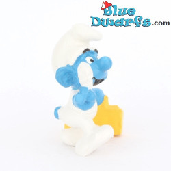 20054: Verpleger smurf - gele koffer - CNT versie - 5,5cm