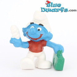 20054: First aid smurf - red outfit and green case - CNT Version - 5,5cm