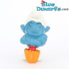 20043: Faulenzer Schlumpf mit Schaufel - kleine Form - CNT Version - 5,5 cm