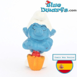 20043: Pitufo perezoso con pala - molde pequeño - Versión CNT - 5,5 cm
