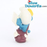 20031: Postbode Smurf - bruine tas en gele trompet - CNT versie - 5,5cm