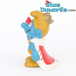 20074: Koning smurf - gouden kroon - CNT versie - 5,5cm
