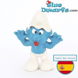 20077: Naughty Smurf - blowing a rasberry - CNT Version - 5,5 cm