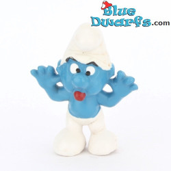 20077: Naughty Smurf - blowing a rasberry - CNT Version - 5,5 cm