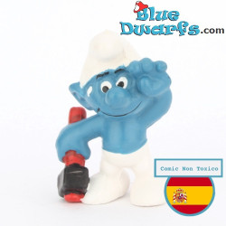 20083: Schlumpf mit hammer - CNT Version - 5,5 cm