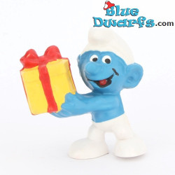 20086: Jokey smurf - yellow present - CNT Version - 5,5 cm