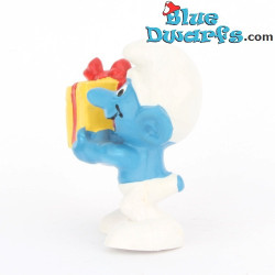 20086: Schtroumpf farceur - cadeau jaune - Version CNT - 5,5 cm