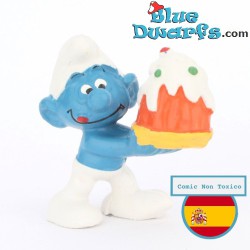 20100: Smurf with cake (CNT)
