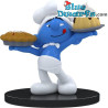Schtroumpf Gourmand avec tarte et gâteau - Blue Resin 2021 - Serie 1 - Résine figurine - 11 cm