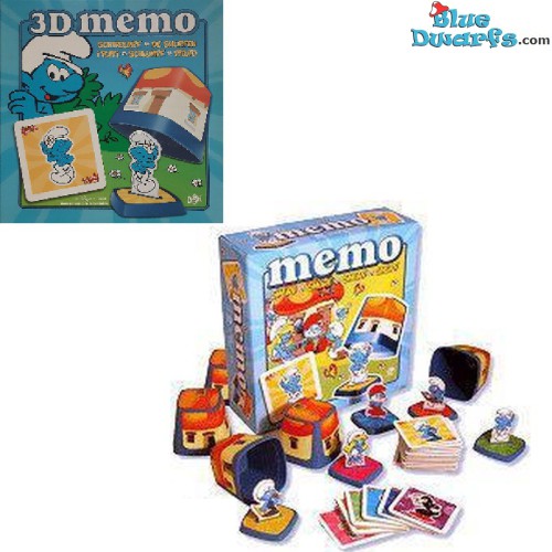 Smurf Boardgame - 3D Memory game