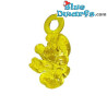 Mini Pitufo sonámbulo - 10 x   - amarillo/ transparante -   (+/- 2cm)
