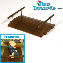 Brug geschikt voor bij - Sierproduct voor bij de Smurfen - Smurf niet inbegrepen - 11x7x3cm