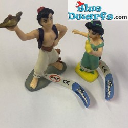 Figurine Playset Aladdin And Jasmin - Bullyland Disney - 6cm