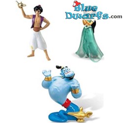 Aladdin Spielset mit Dschinni und Jasmin - 3 Spielfiguren - Bullyland Disney -7cm