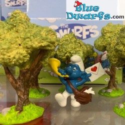 Decoration tree - 5 trees - Nice to decorate your smurf village (8cm)