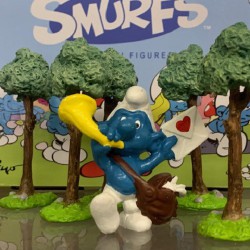 Decoration tree - 5 trees - Nice to decorate your smurf village (8cm)