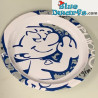 Piatto melamina - I puffi - Puffo Ginnasta - 21,5 cm