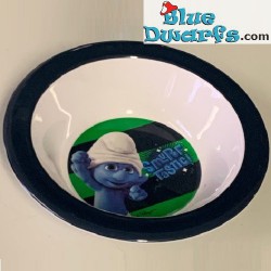 Clumsy Smurf - bowl - hard plastic - reusable - 16,5x4cm