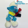 Smurf Plush: Belgium Soccer fan Smurf  (+/- 20 cm)