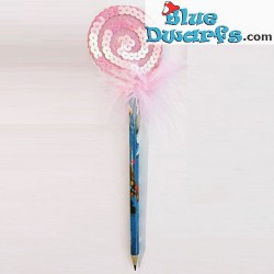 Smurf pencil  - Smurfette with pink top