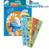 50x Smurfen stickers in boekvorm Grieks - Στρουμφάκια (21x20 cm)