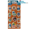 Smurfen foamstickers Giovas 2021 (+/- 21x10cm)