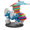 Plastoy: Puffi con pila di libri - Statua in resina  - Plastoy - 2022 - 15cm