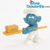 20113: Baker smurf - rectangular bread - Schleich - 5,5cm