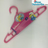 Smurfette clotheshanger (3 x)