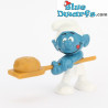20113: Baker smurf - round bread - Schleich - 5,5cm