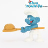 20113: Puffo fornaio - pane rotondo - Schleich - 5,5cm