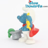 20114: Conjuror smurf - gray hat - Schleich/Bully - 5,5cm
