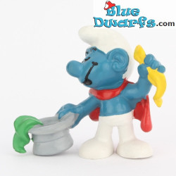 20114: Schtroumpf magicien - chapeau gris - Schleich/Bully - 5,5cm