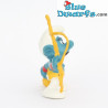 20115: Dompteur Smurf (gele trommel) - Bullyland - 5,5cm