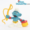 20115: Dompteur Schlumpf (Trommel gelb) - Bullyland - 5,5cm