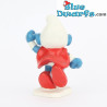 20119: Super Puffo - Grande S sulla pancia - piedistallo bianco - Schleich - 5,5cm