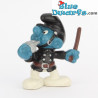 20123: Policeman Smurf - Black uniform - Schleich - 5,5cm