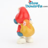 20124: Puffo Babbo Natale (tromba: bianca) - Schleich - 5,5cm