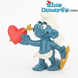 20128: Love Smurf with bow and arrow - brown - Schleich - 5,5cm