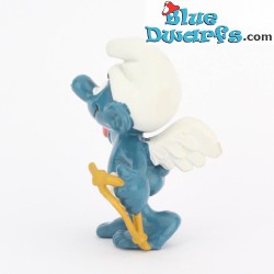 20128: Love Smurf with bow and arrow  - brown -  - Schleich - 5,5cm