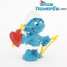 20128: Love Smurf with bow and arrow  - THIN bow - Schleich - 5,5cm