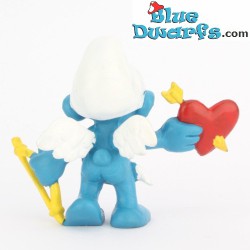 20128: Love Smurf with bow and arrow  - THIN bow - Schleich - 5,5cm