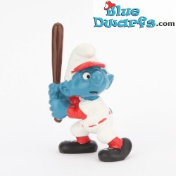 20129: Baseballbatter Smurf (dark brown) - Schleich - 5,5cm