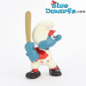 20129: Baseballbatter Smurf - Bat: Lightbrown - Schleich - 5,5cm